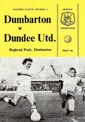 Programme: Dundee United, 1 Mar 1975