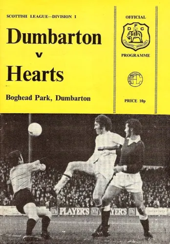 Programme: Heart of Midlothian, 15 Mar 1975