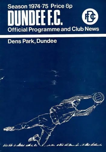 Programme: Dundee, 29 Mar 1975