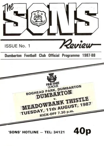 Programme cover