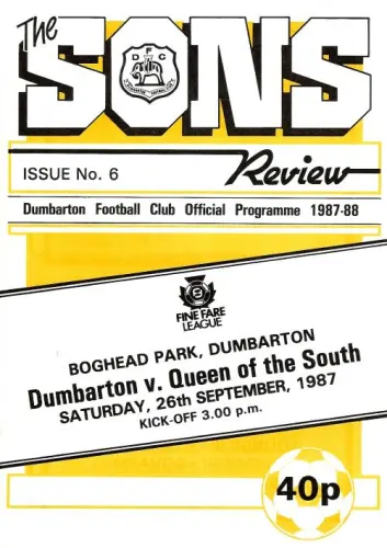 Programme cover