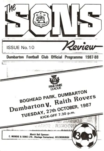 Programme cover