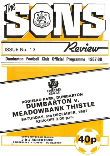 Programme cover