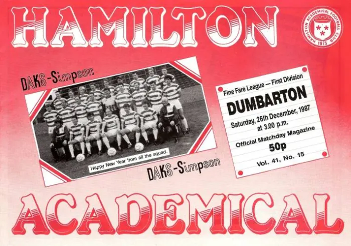 Programme cover