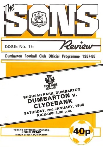 Programme cover