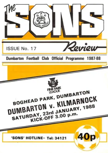 Programme cover
