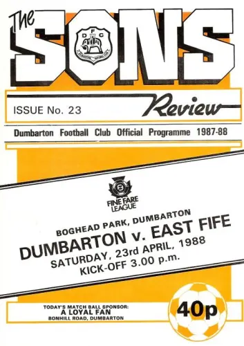 Programme cover