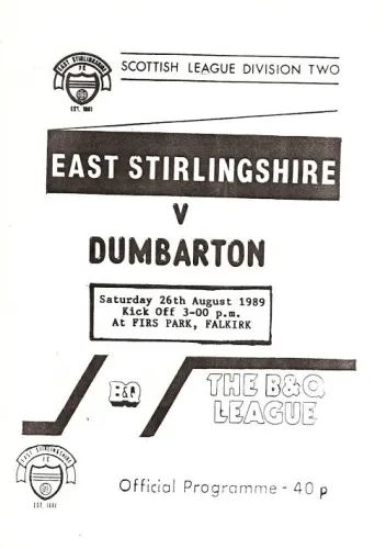 Programme cover