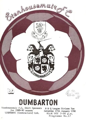 Programme cover