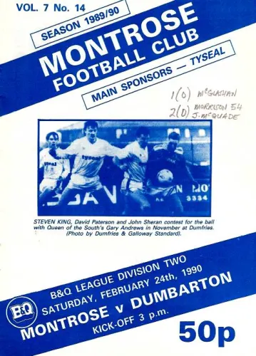 Programme cover