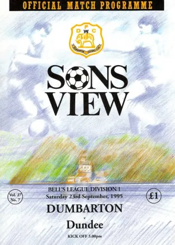Programme: Dundee, 23 Sep 1995