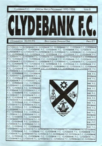 Programme: Clydebank, 30 Sep 1995
