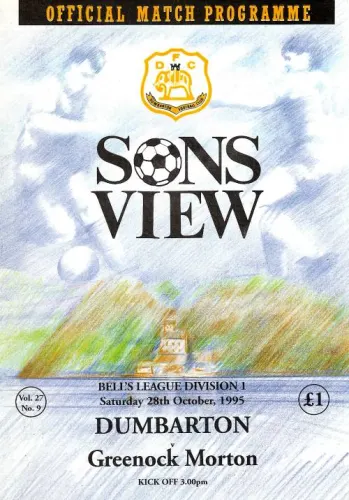Programme: Greenock Morton, 28 Oct 1995