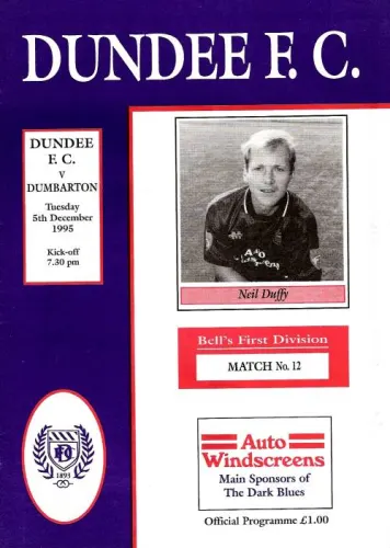 Programme: Dundee, 5 Dec 1995