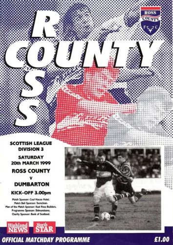 Programme: Ross County, 20 Mar 1999