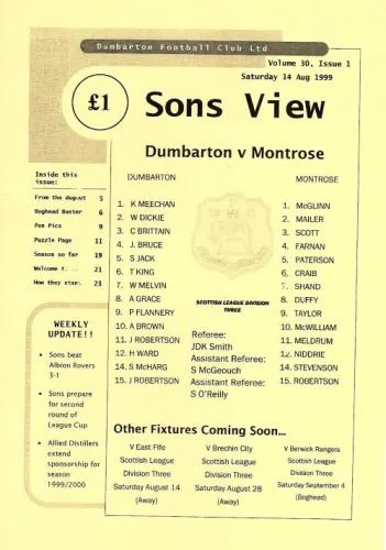 Programme cover