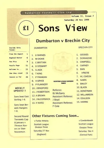 Programme cover