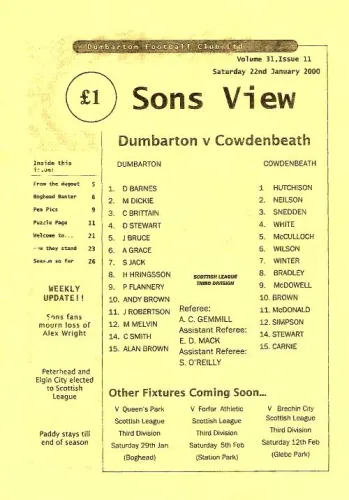Programme cover