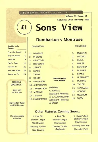 Programme cover