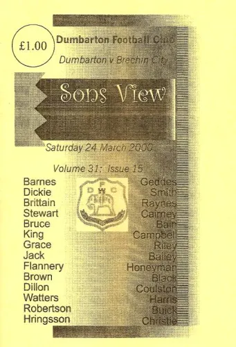 Programme cover