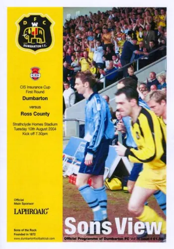 Programme: Ross County, 10 Aug 2004