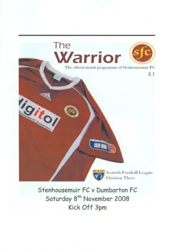 Programme cover