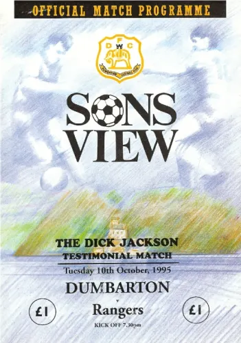 Programme: Rangers, 10 Oct 1995
