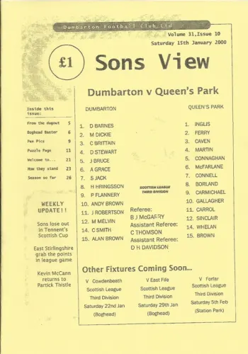 Programme cover