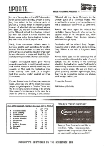 Programme cover