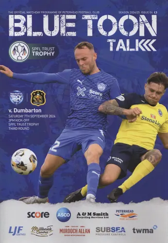 Programme: Peterhead, 7 Sep 2024